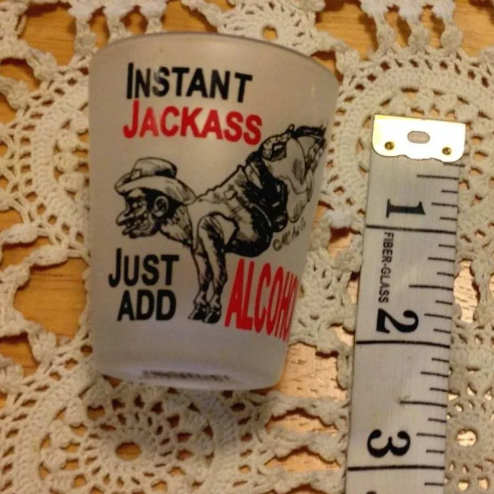 Frosted Shot Glass - Humorous